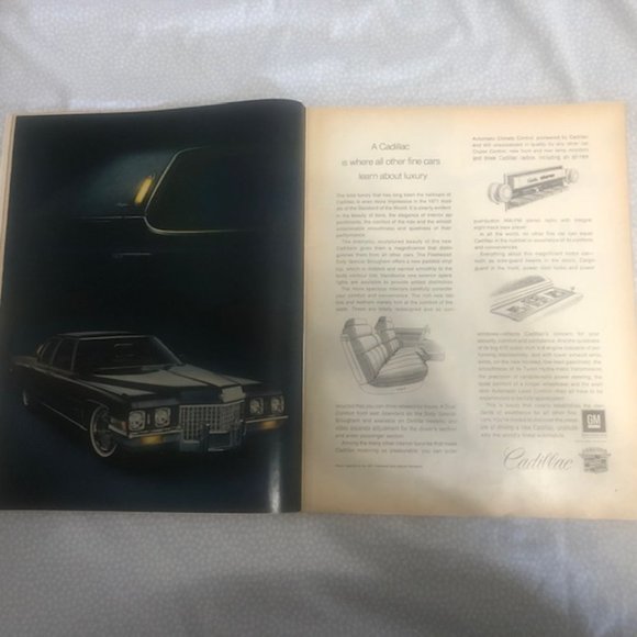 Vintage Life Magazine January 22 1971 Nixon Howard Hughes - Advertising  Autos - Picture 11 of 11